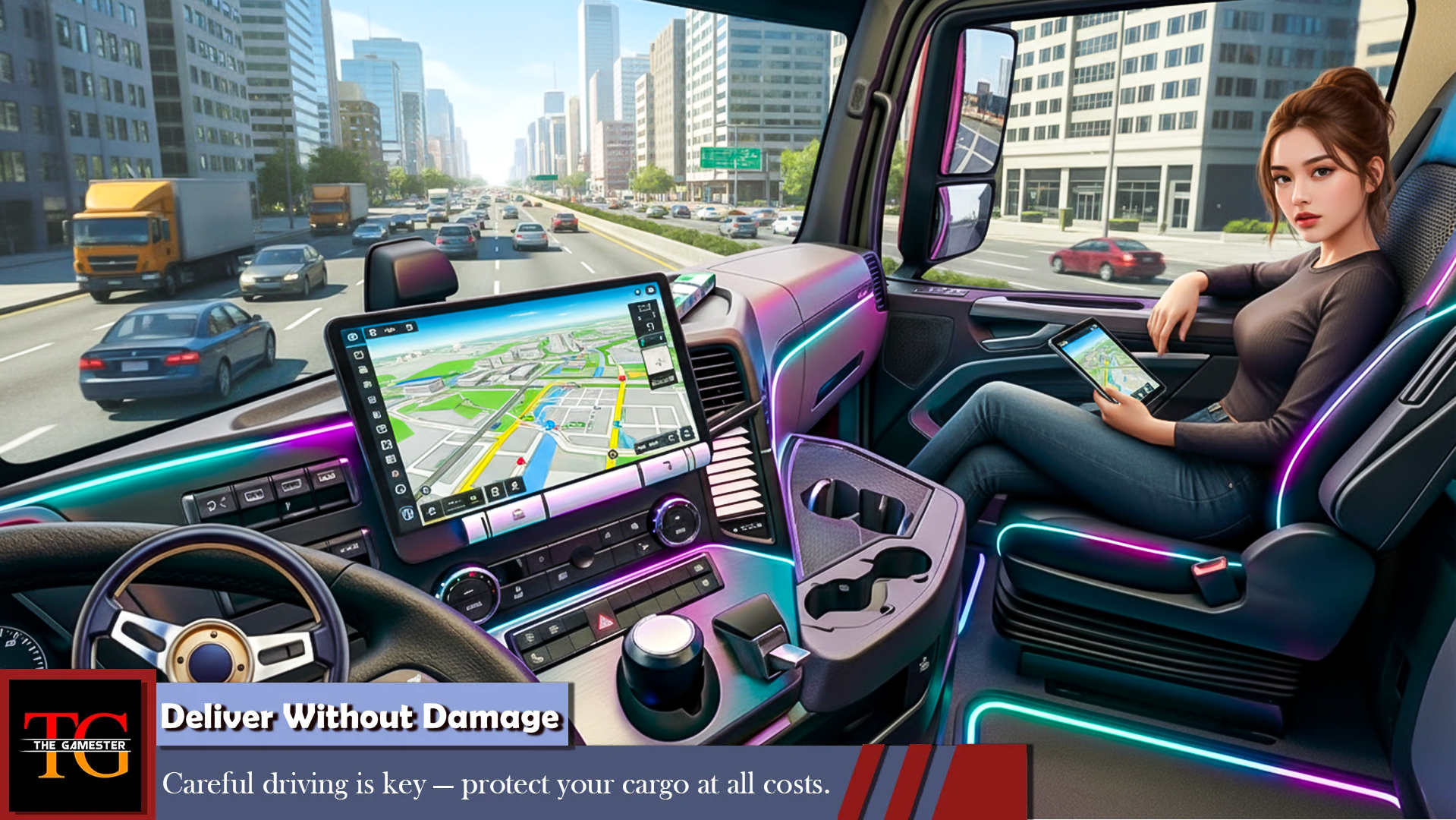 اسکرین شات 2 بازی Truck Driving 3D Offroad Truck