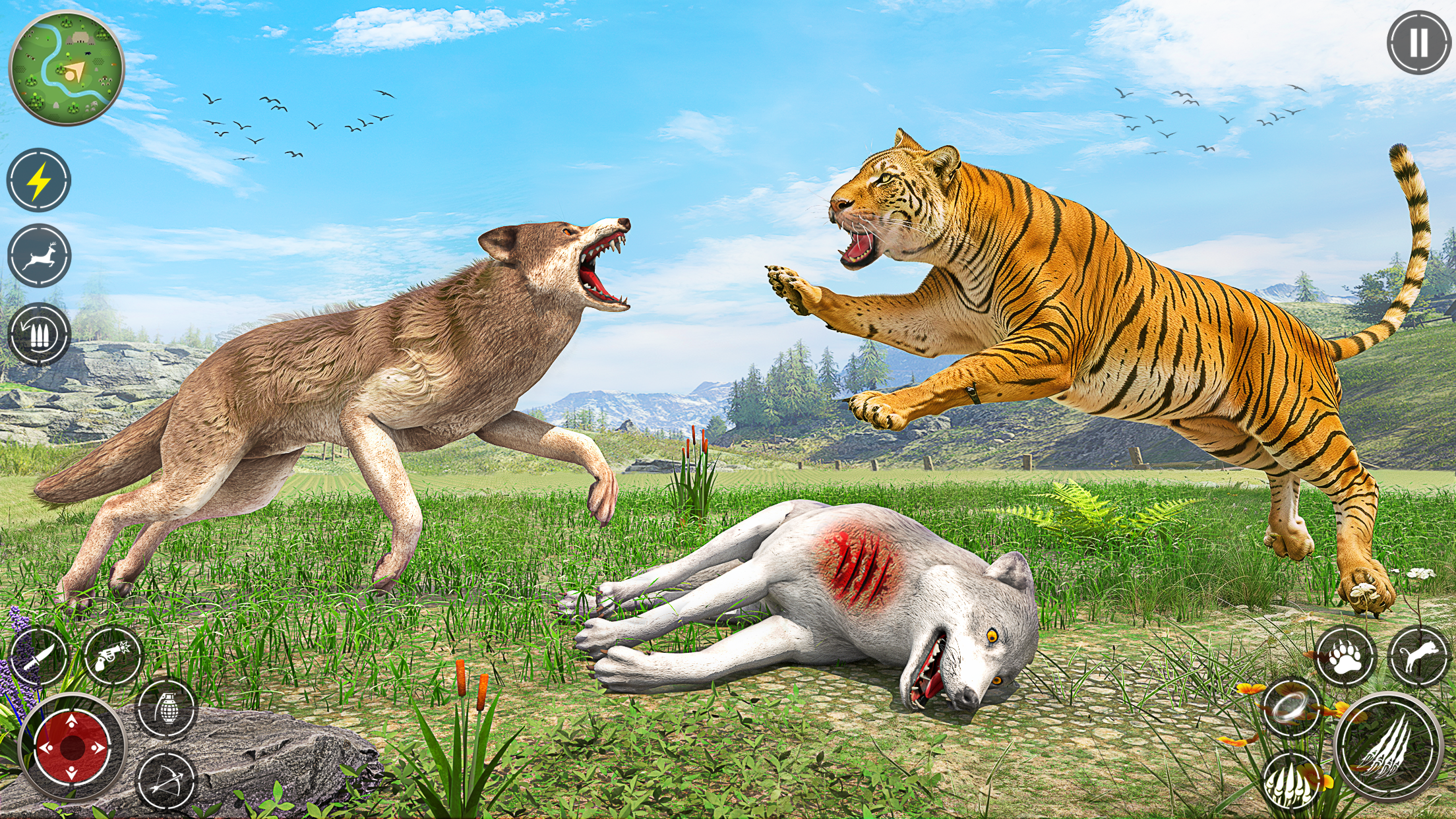 اسکرین شات 3 بازی The Tiger Attack Simulator 3D