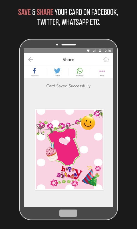 اسکرین شات 6 برنامه Greeting Cards Maker App