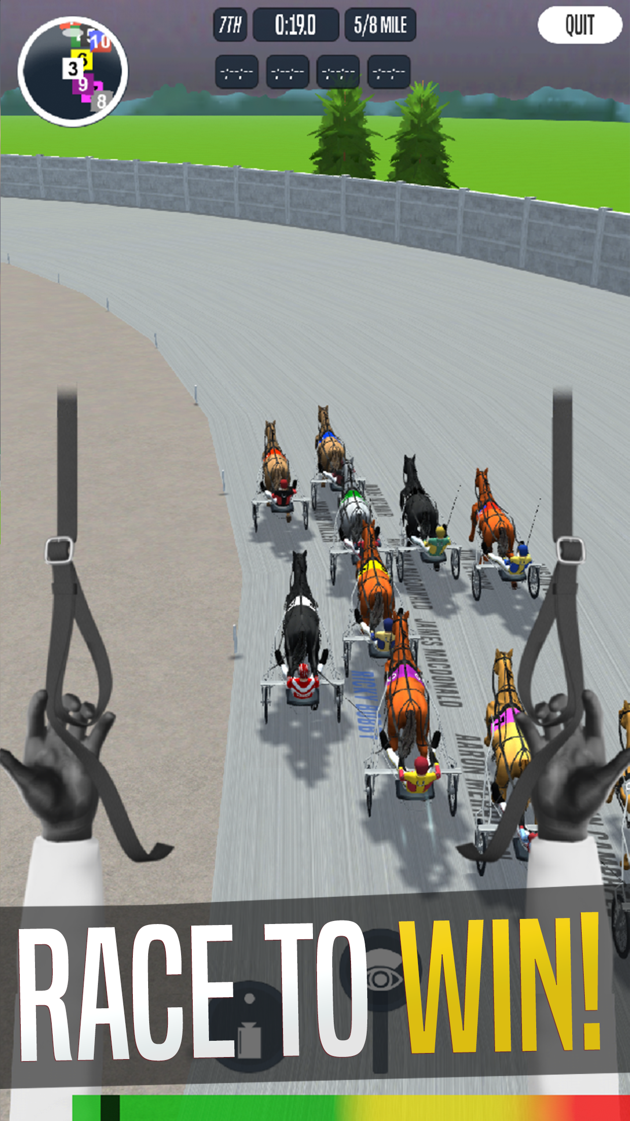 اسکرین شات 1 بازی Catch Driver: Horse Racing