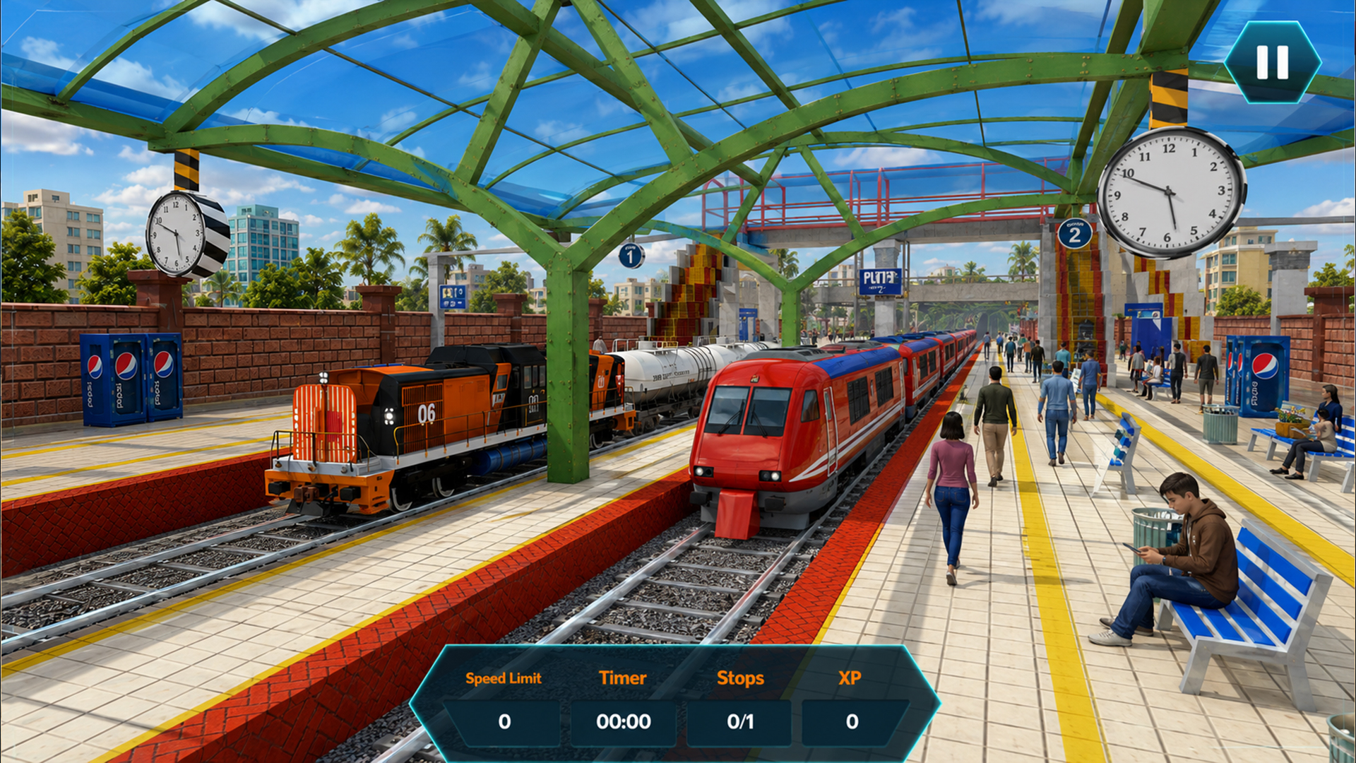 اسکرین شات 1 بازی Indian Train Simulator Game