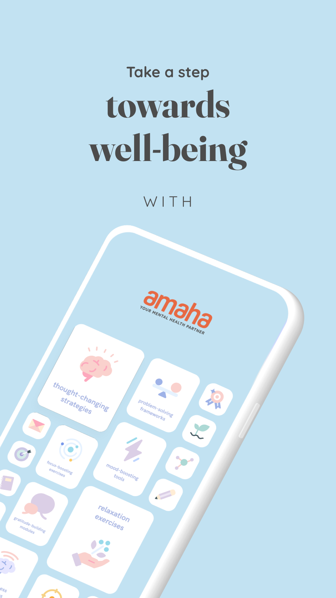 اسکرین شات 1 برنامه Amaha: Mental Health Therapy