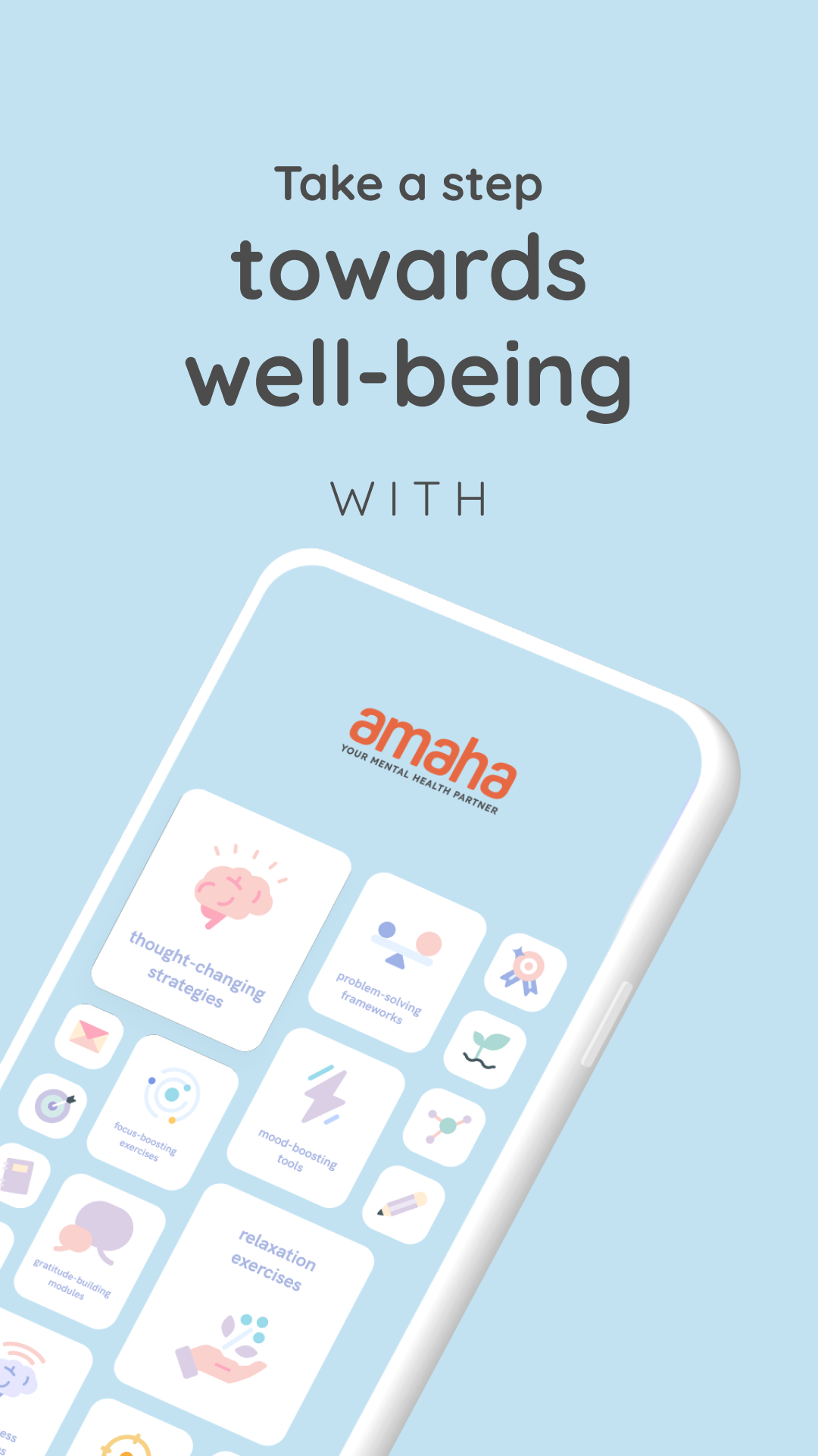 اسکرین شات 1 برنامه Amaha: Mental Health Therapy