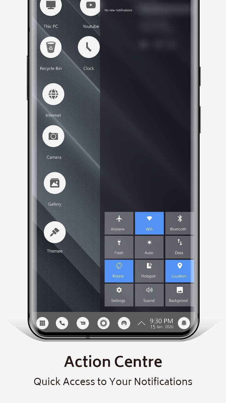 اسکرین شات 3 برنامه Ash Theme for Launcher