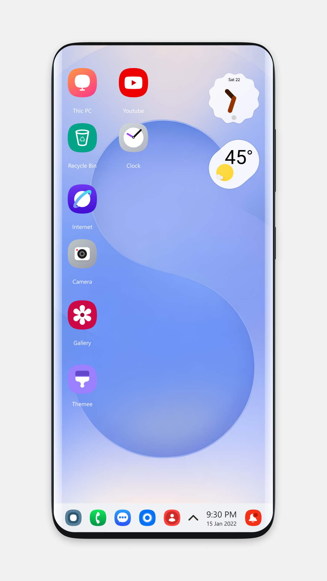 اسکرین شات 1 برنامه S25 Theme for launcher