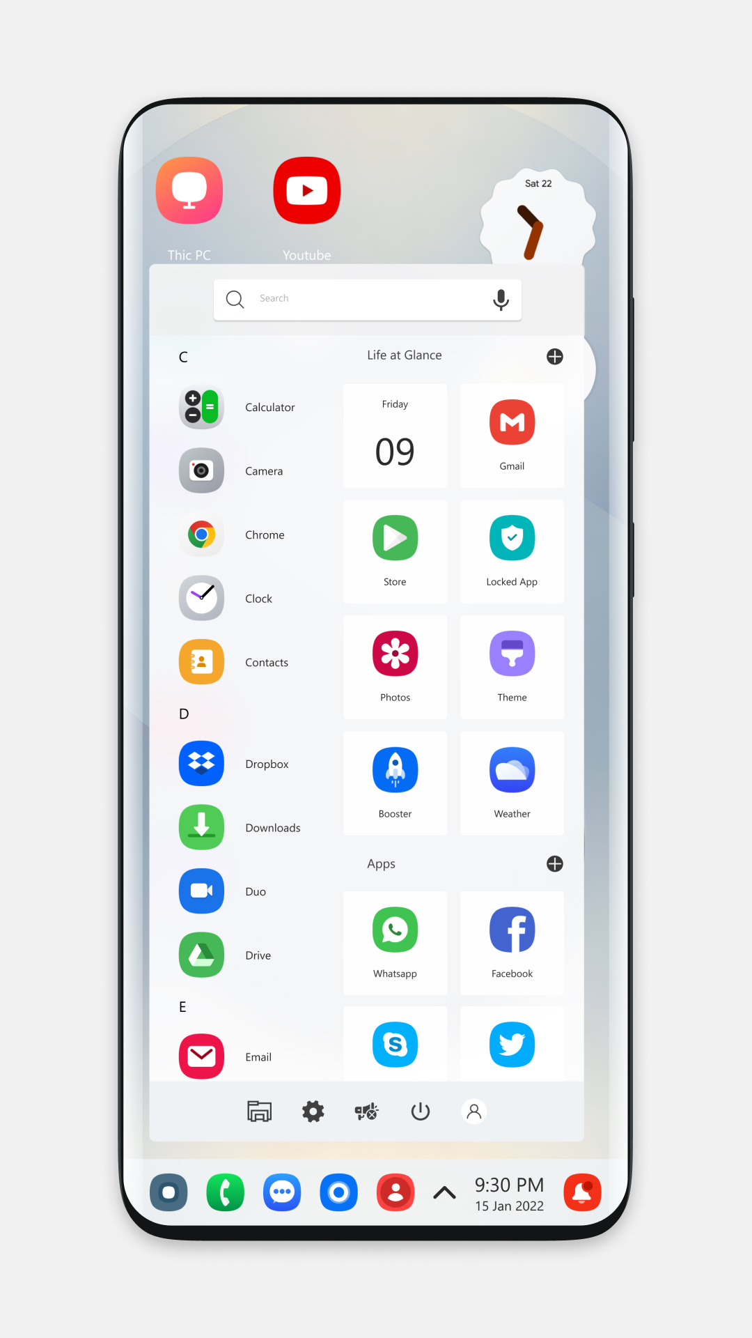 اسکرین شات 2 برنامه S25 Theme for launcher