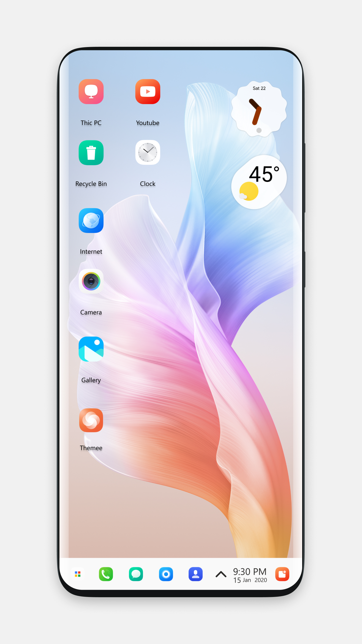 اسکرین شات 6 برنامه Vivo S10 Theme for Launcher