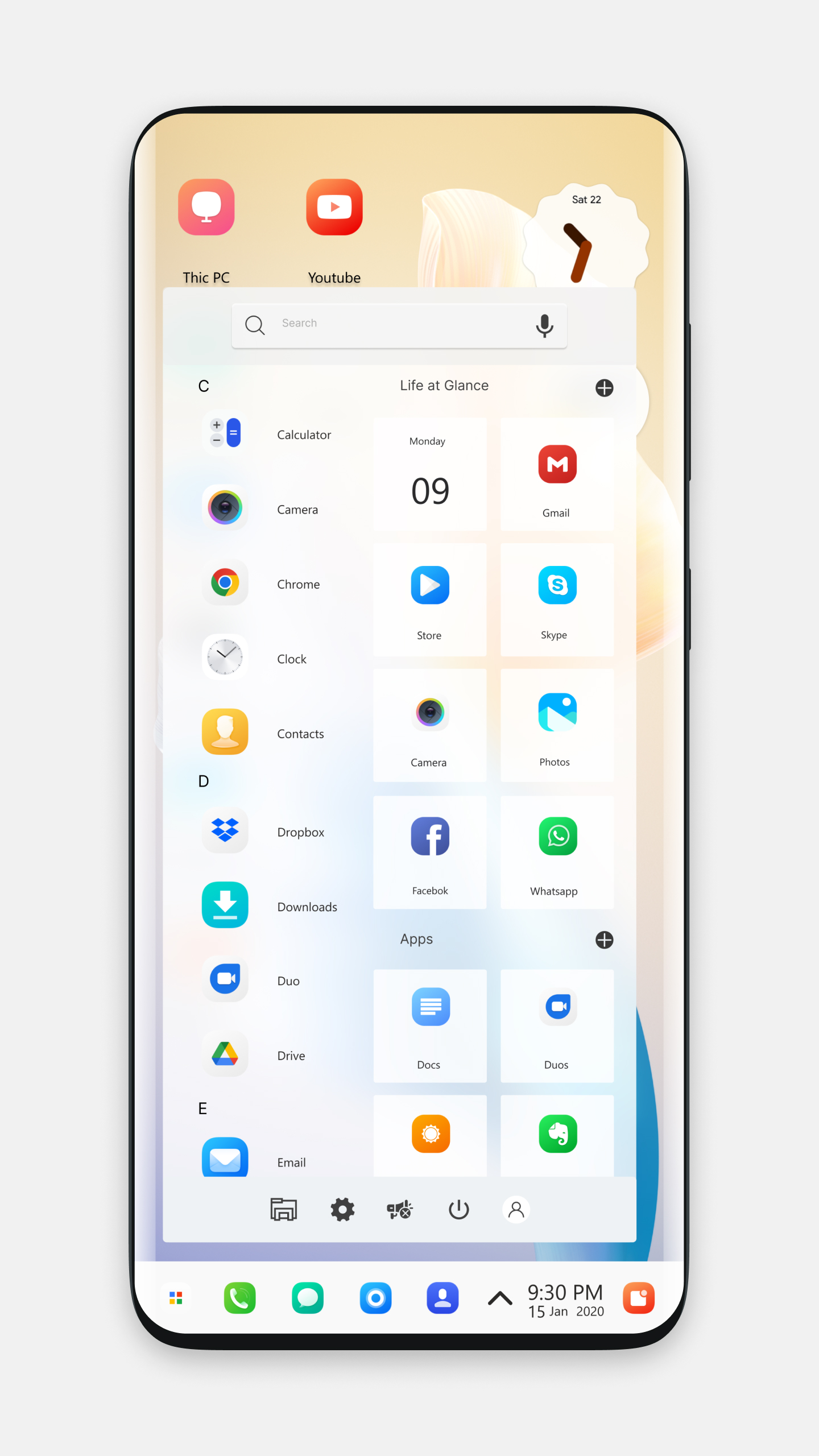 اسکرین شات 1 برنامه Vivo S10 Theme for Launcher