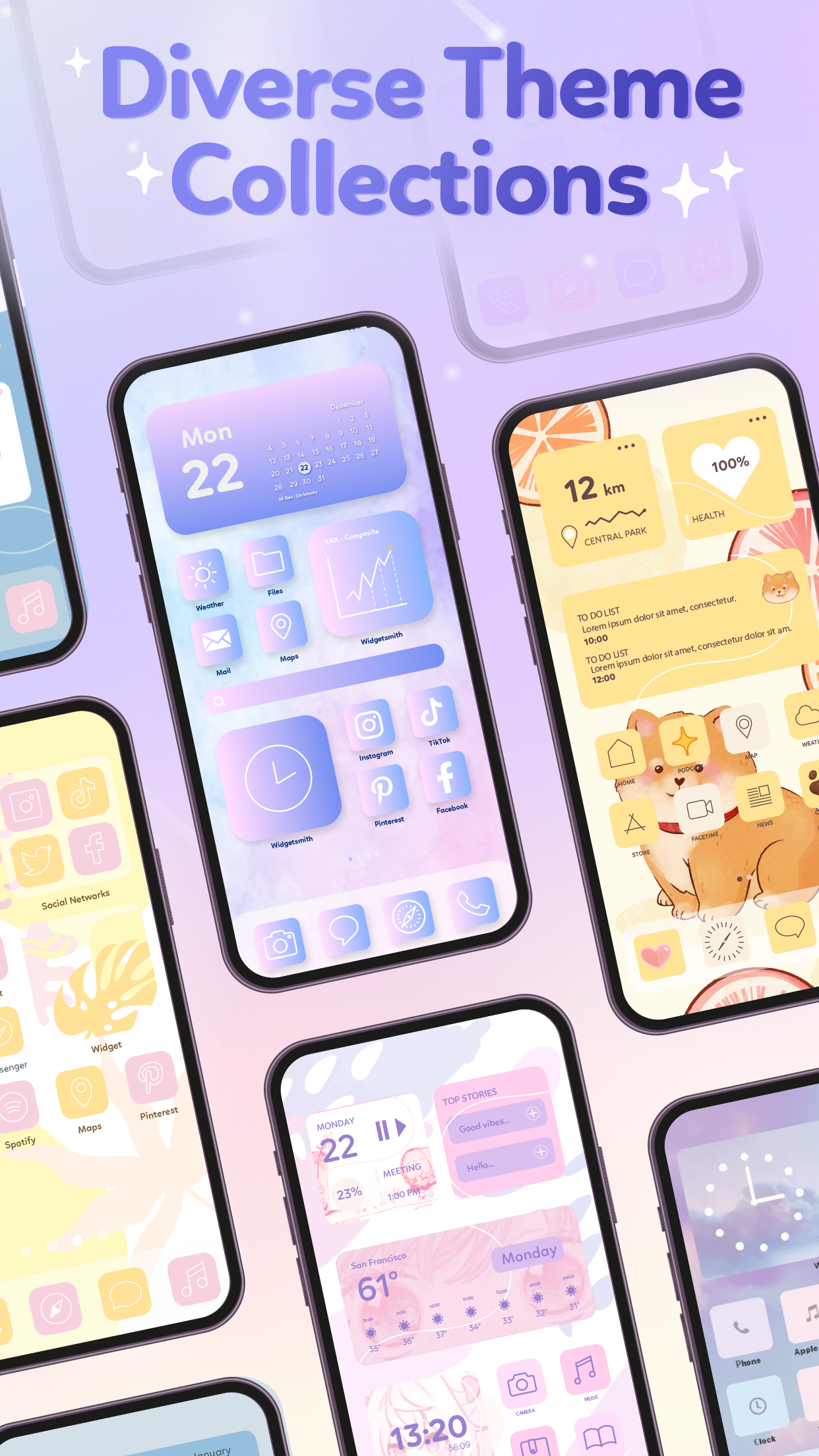 اسکرین شات 1 برنامه ThemeArt - Widgets, App icons