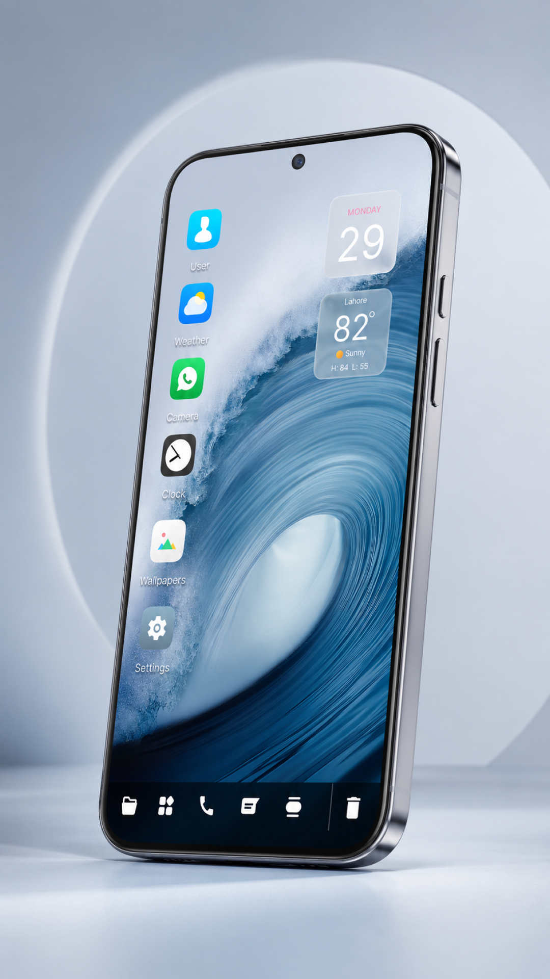 اسکرین شات 2 برنامه Desktop Style Launcher