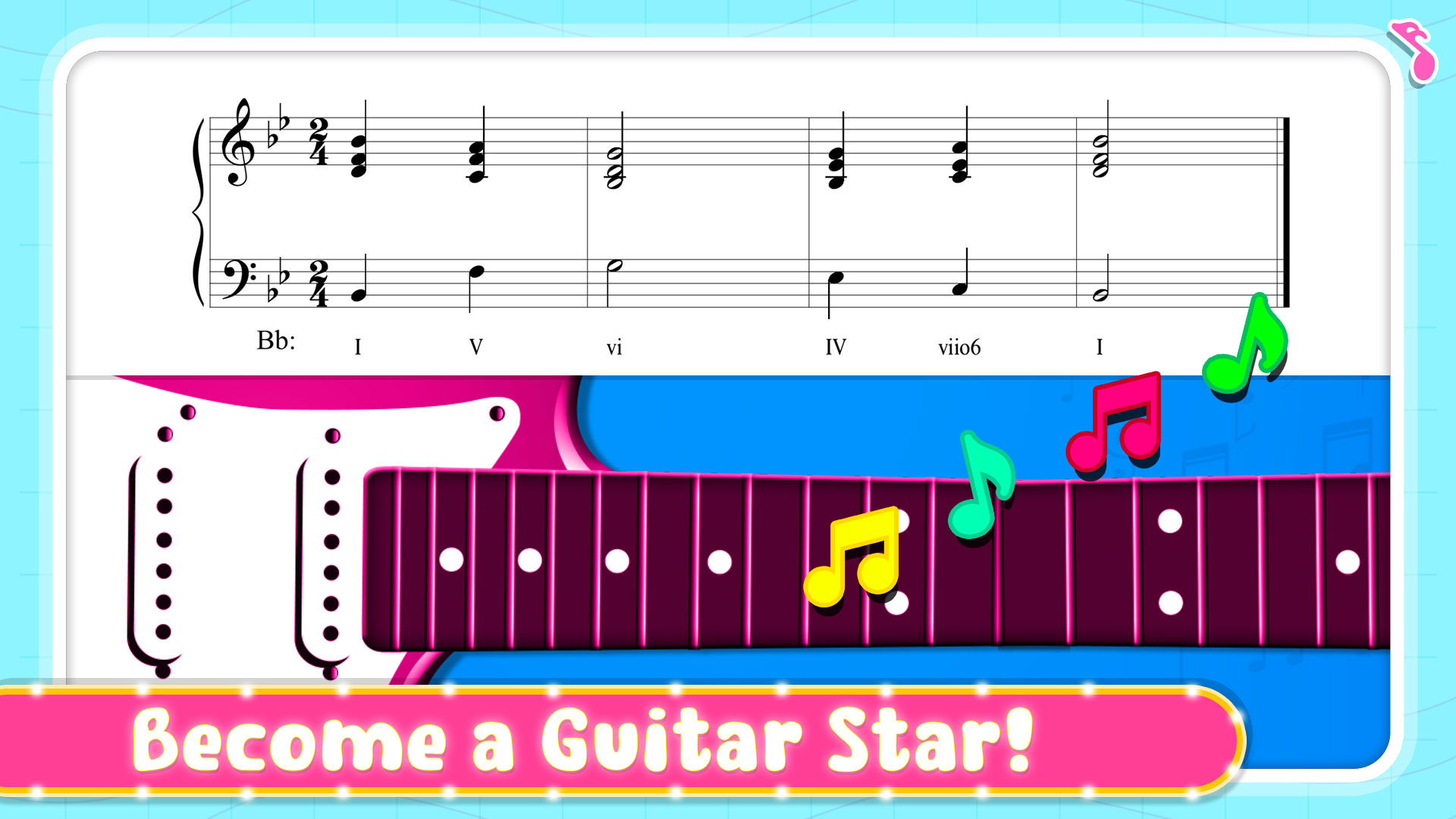 اسکرین شات 8 بازی Guitar Girl Rock Band Games