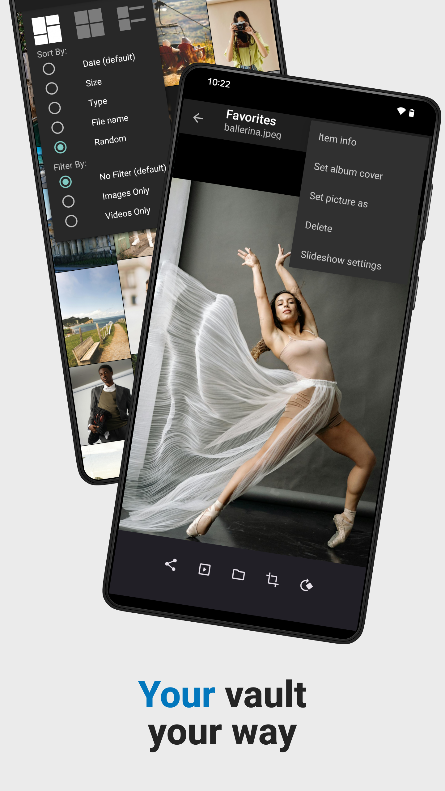 اسکرین شات 8 برنامه Vaulty : Photo Vault & Hide