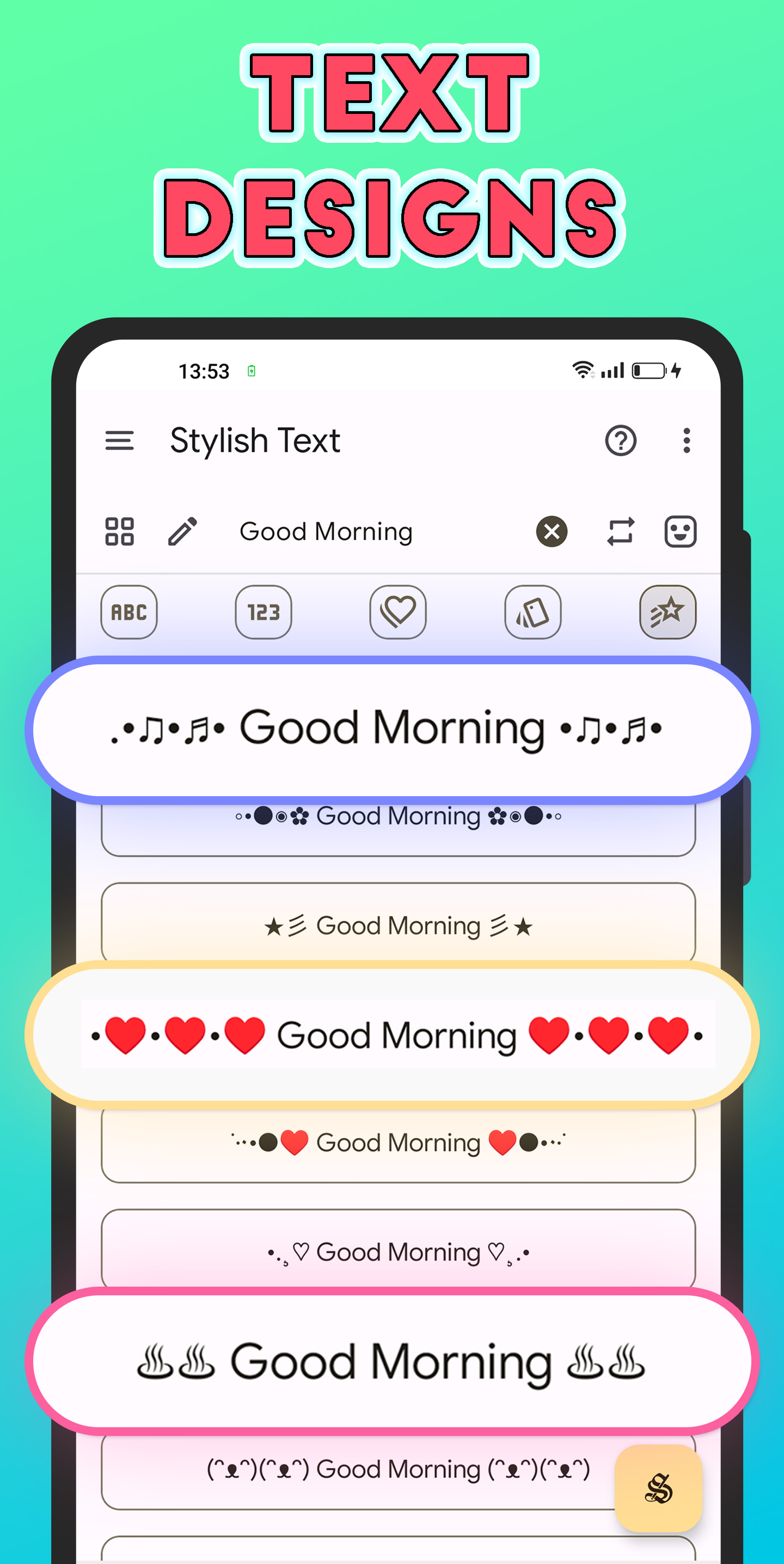 اسکرین شات 7 برنامه Stylish Text - Fonts Keyboard