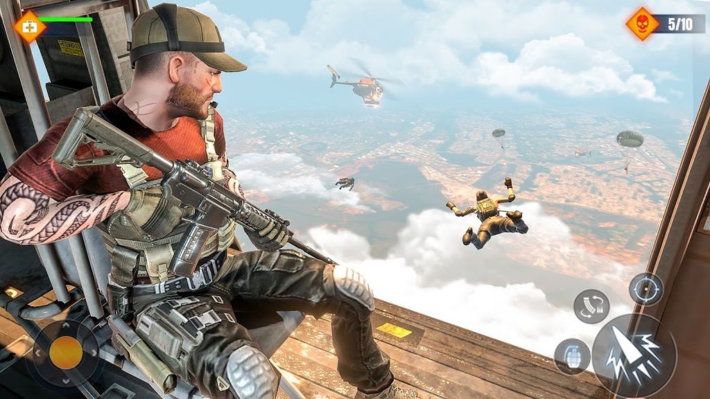 اسکرین شات 1 برنامه Atss Offline Gun Shooting Game