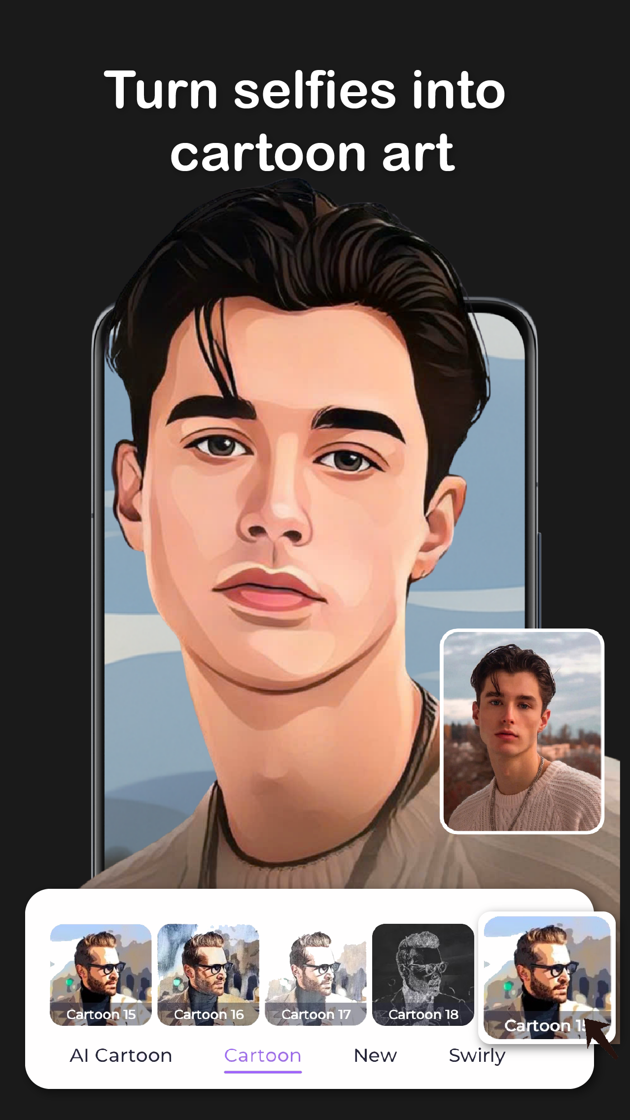 اسکرین شات 5 برنامه Cartoon Photo Editor