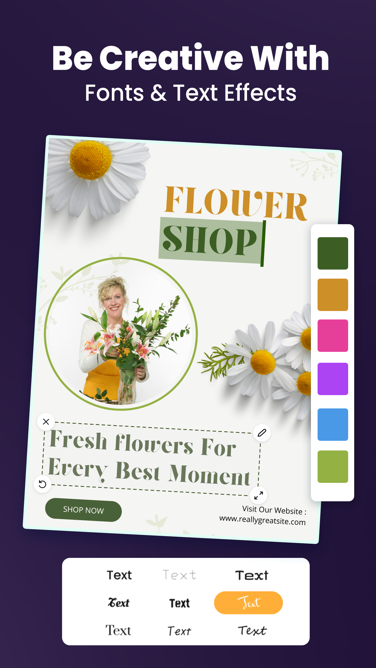 اسکرین شات 4 برنامه Poster Maker - Flyer Maker