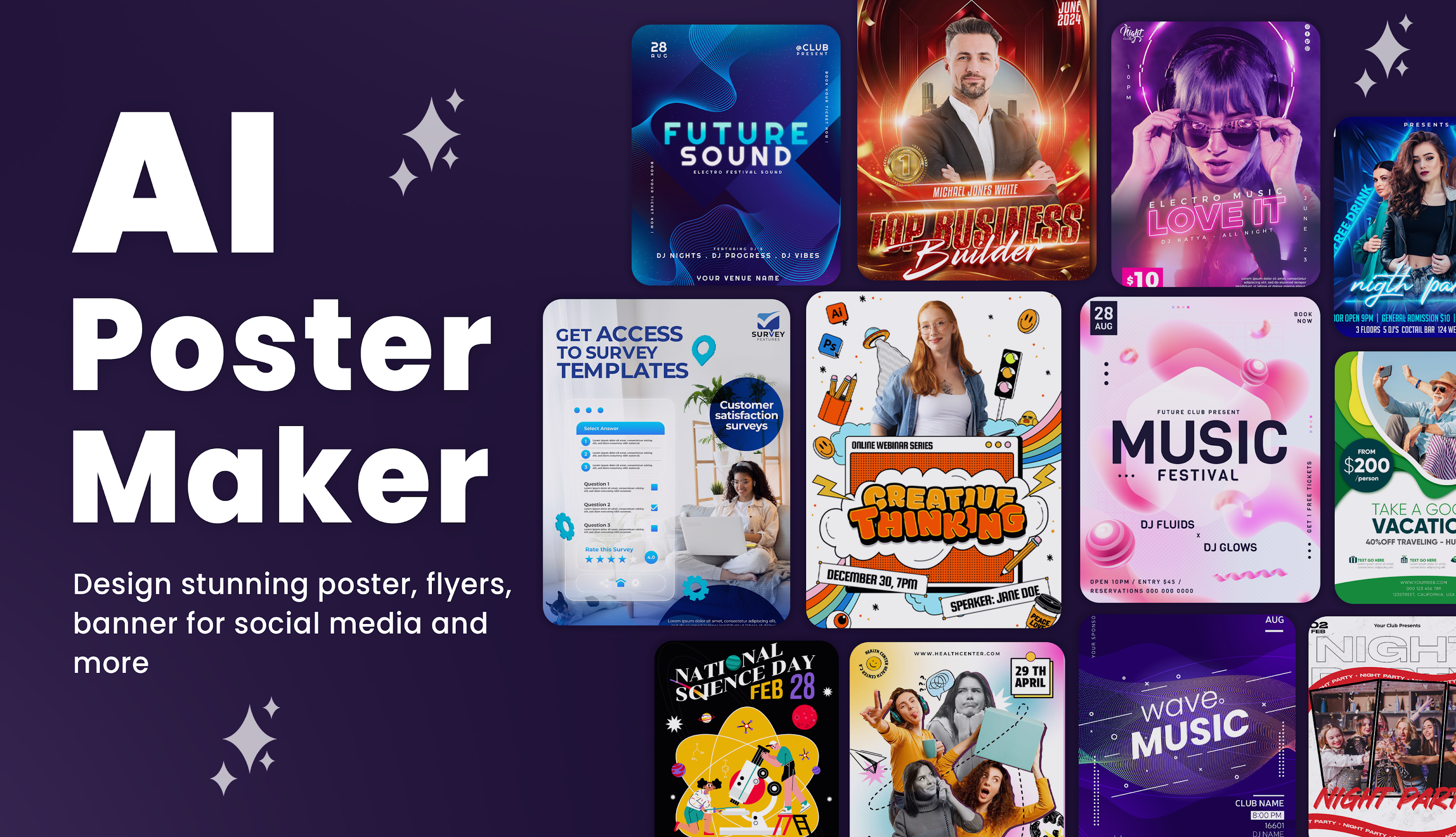 اسکرین شات 1 برنامه Poster Maker - Flyer Maker