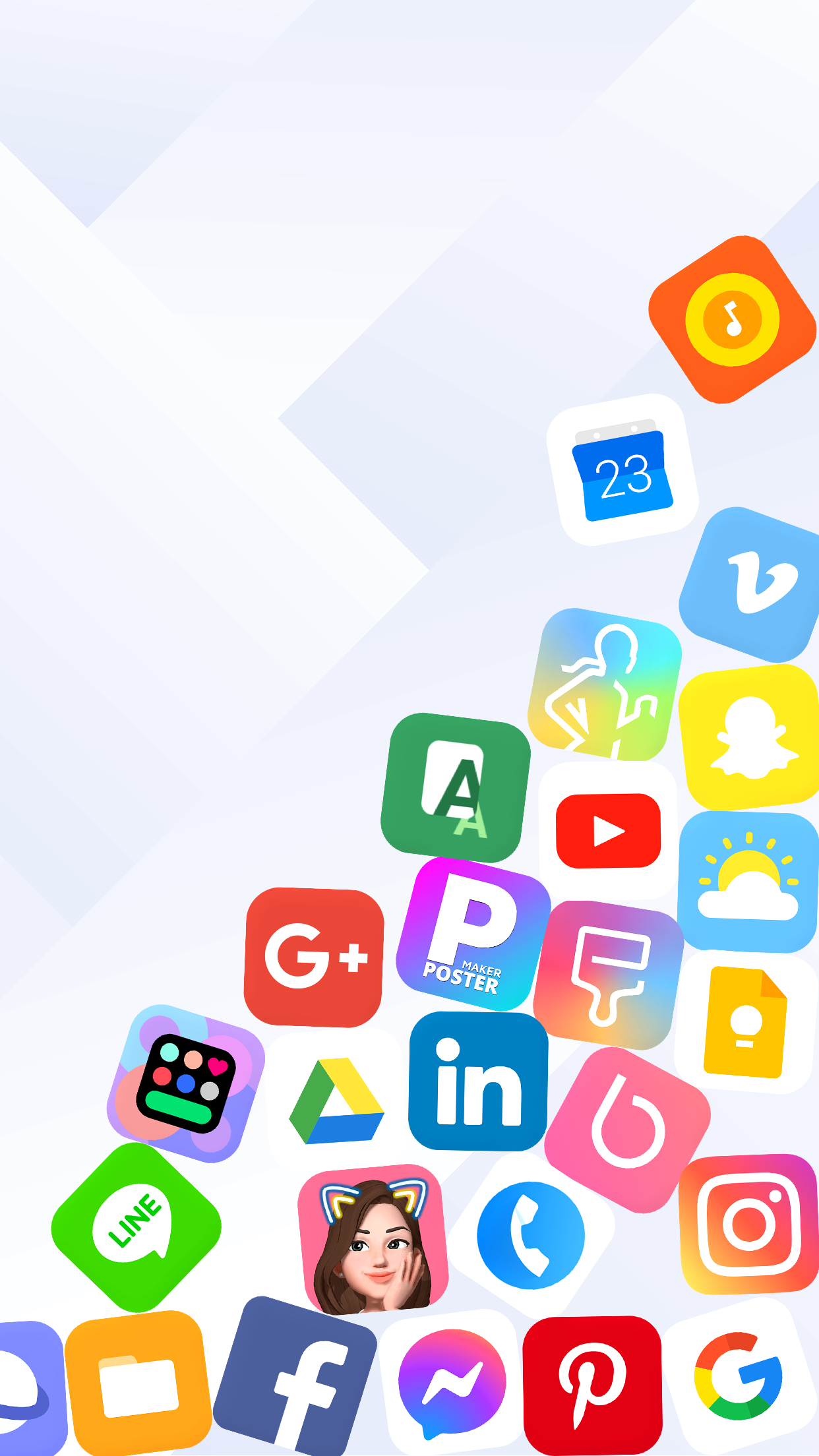 اسکرین شات 8 برنامه Rolling Icon: 3D Wallpaper
