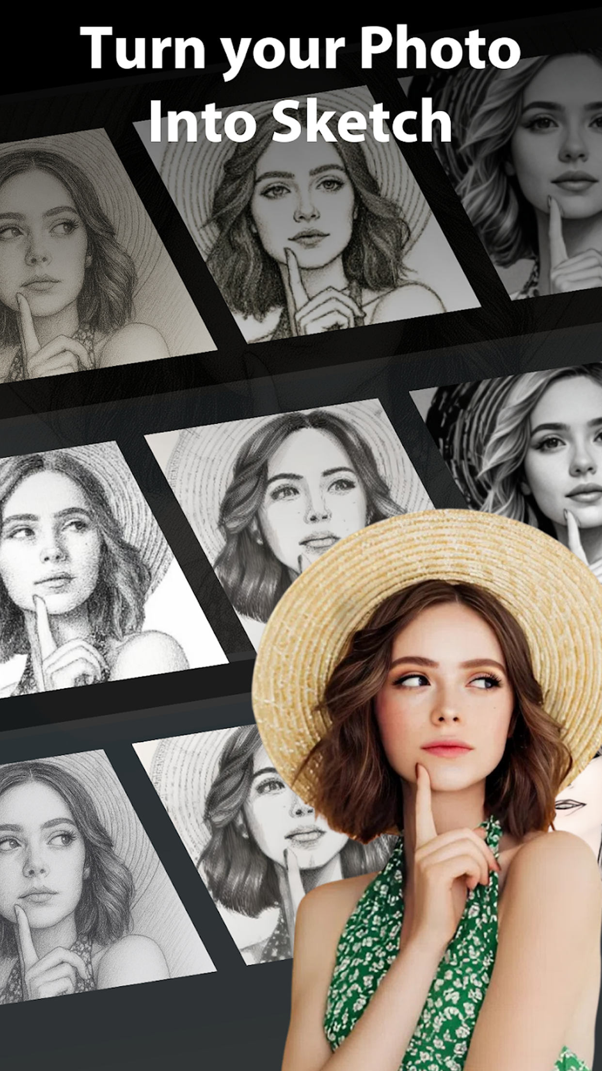 اسکرین شات 2 برنامه SketchMe - Sketch Photo Editor