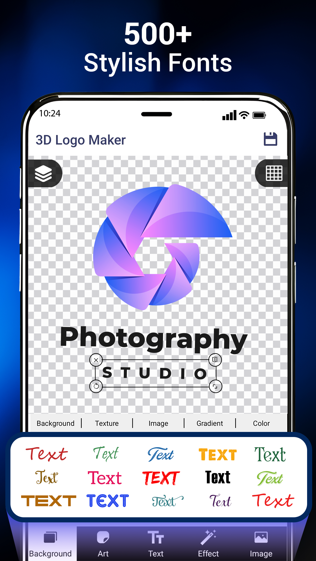 اسکرین شات 7 برنامه 3D Logo Maker: AI Logo Creator