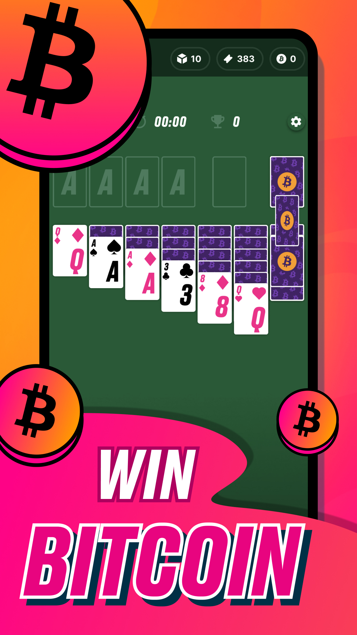 اسکرین شات 1 بازی Club Bitcoin: Solitaire