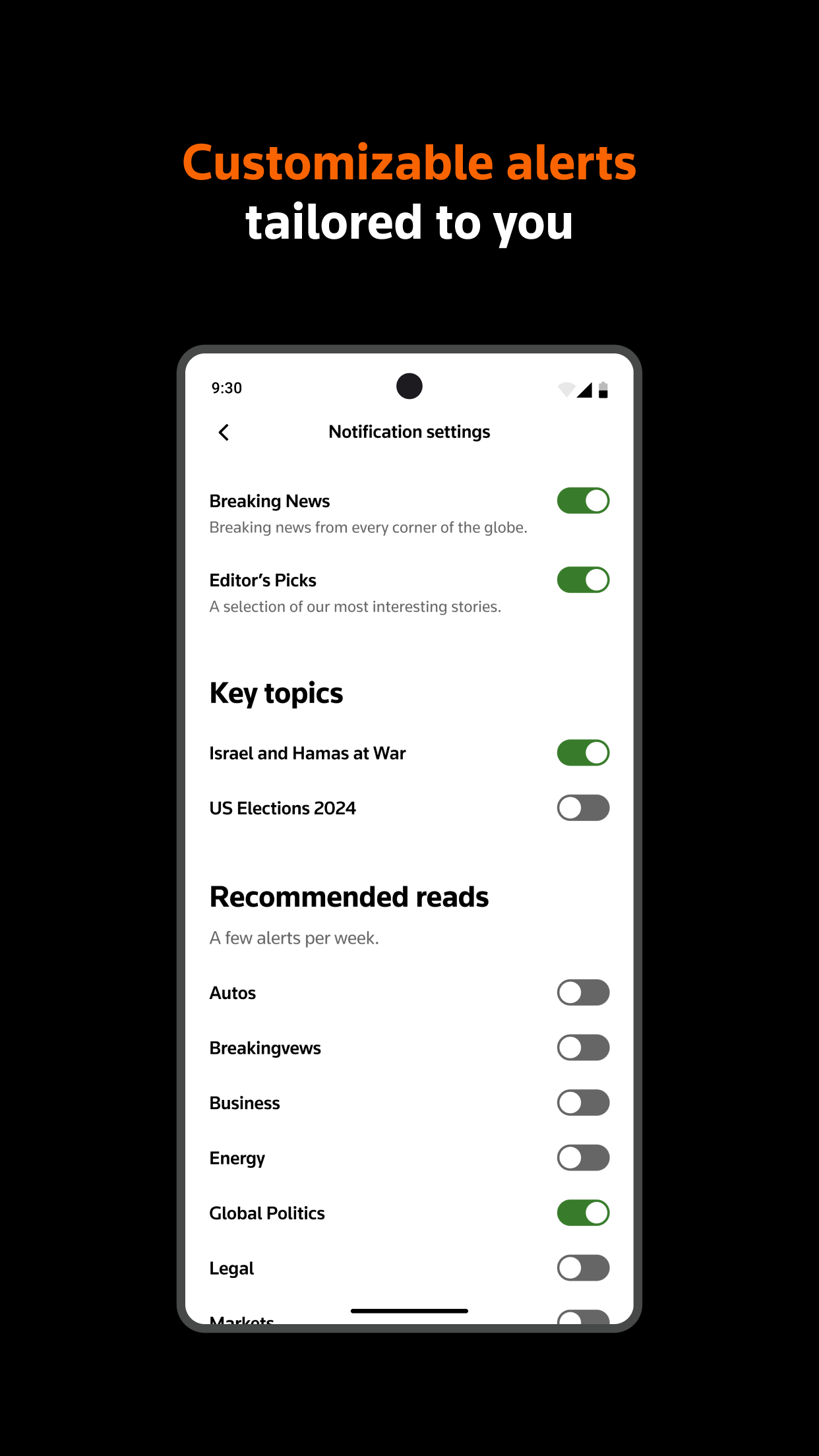 اسکرین شات 5 برنامه Reuters - Breaking World News