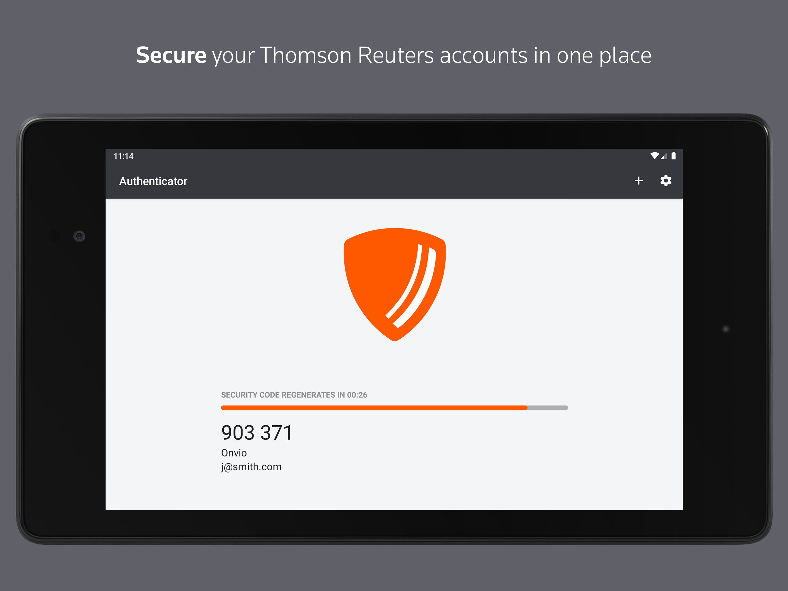 اسکرین شات 3 برنامه Thomson Reuters Authenticator