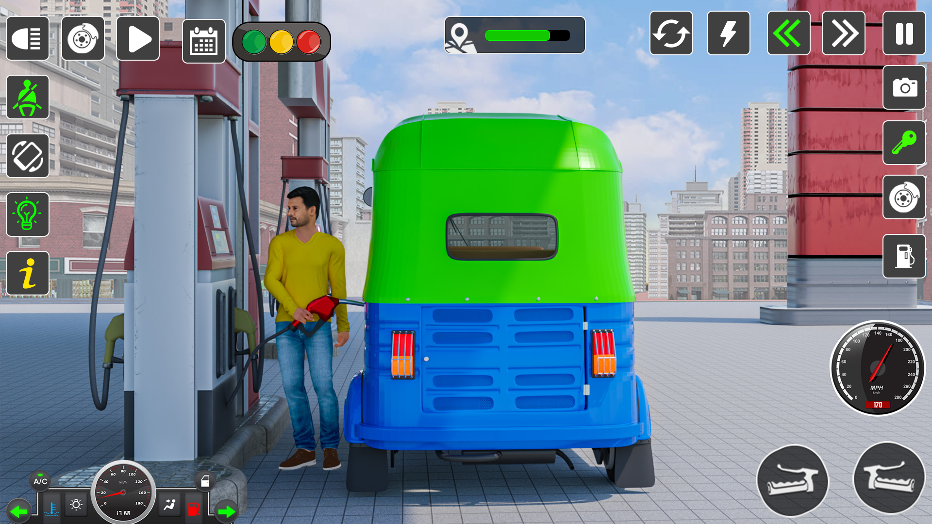 اسکرین شات 1 بازی Tuk Tuk Auto Rickshaw Driver3d