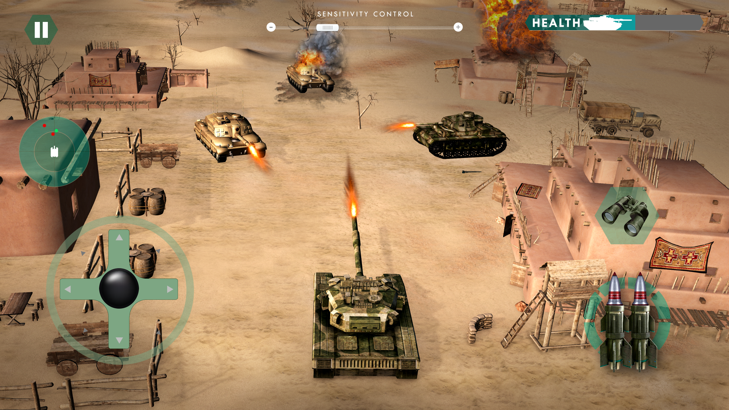 اسکرین شات 5 بازی Tank Attack Blitz: War Game