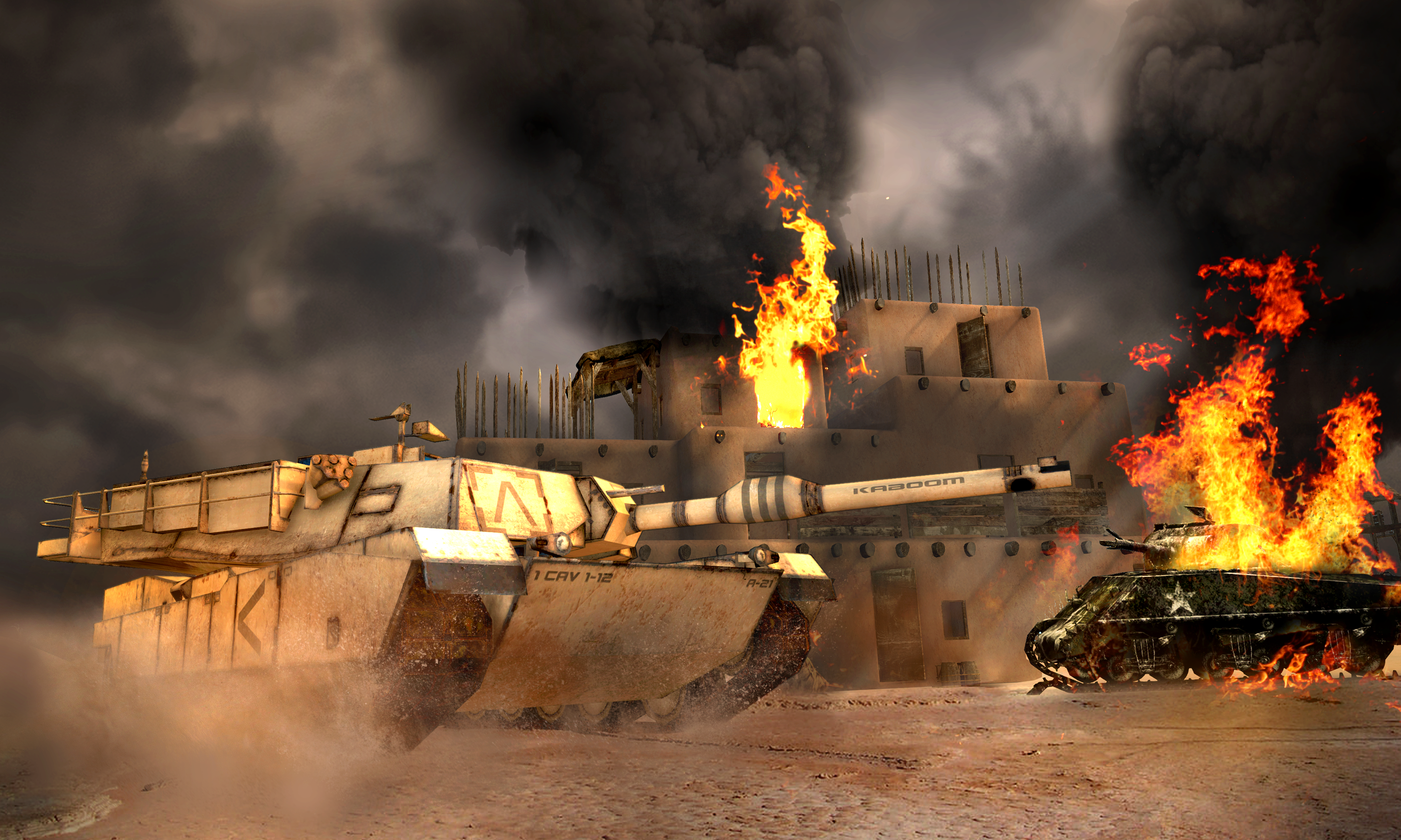 اسکرین شات 2 بازی Tank Attack Blitz: War Game