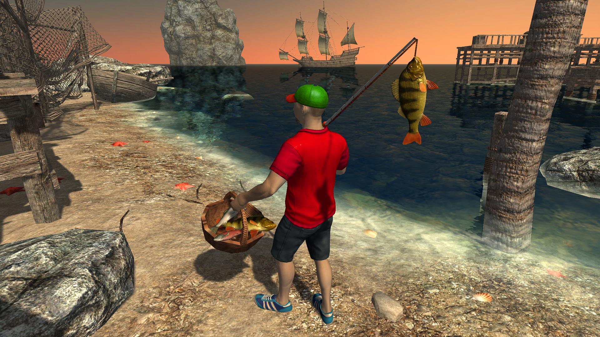 اسکرین شات 2 بازی Reel Fishing Simulator 3D Game