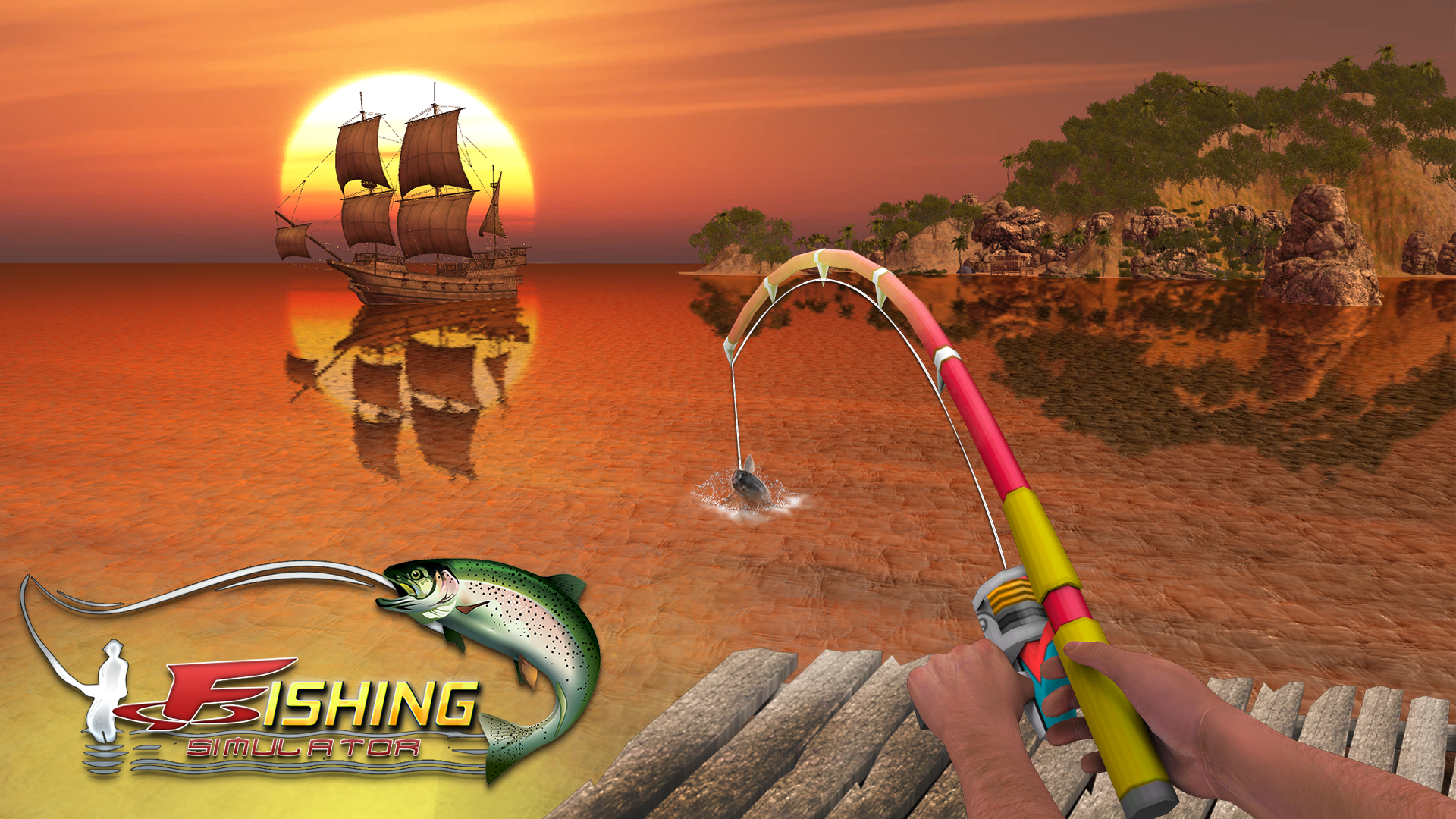 اسکرین شات 5 بازی Reel Fishing Simulator 3D Game