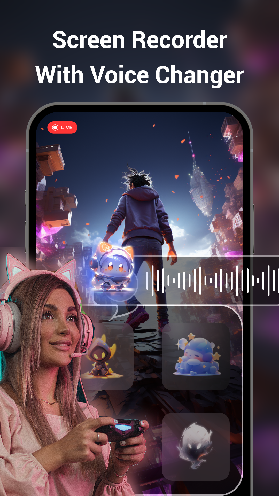 اسکرین شات 4 برنامه Screen Recorder+Video Recorder