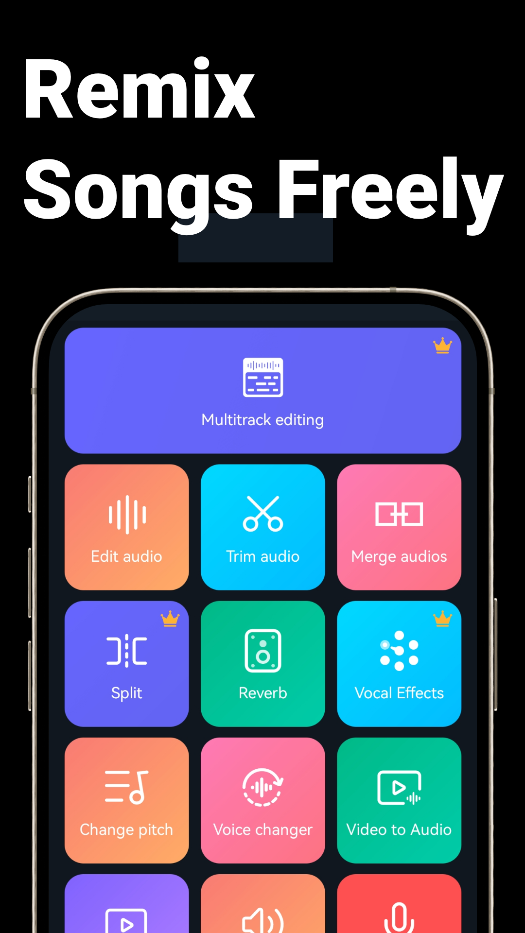 اسکرین شات 1 برنامه SuperSound: Audio Editor & Cut