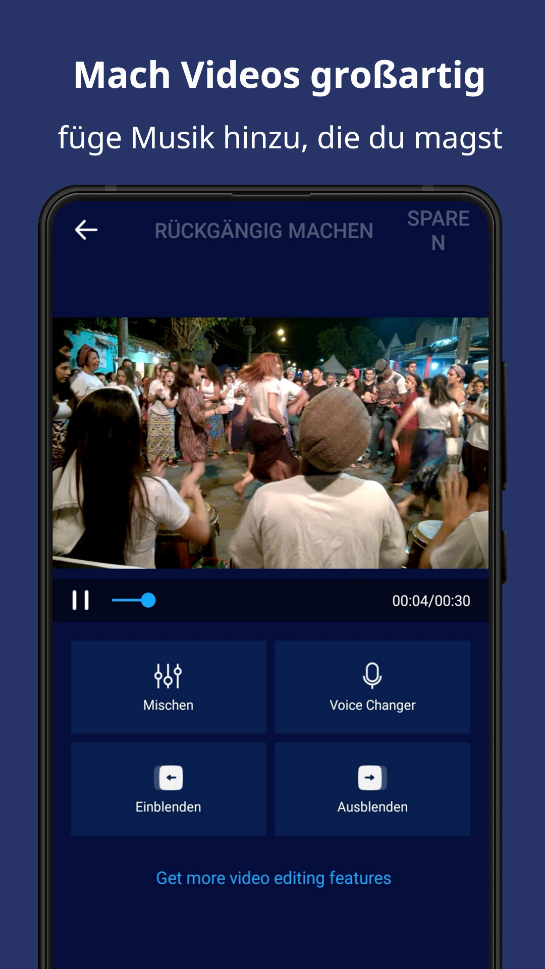 اسکرین شات 2 برنامه Musik Schneiden & Audio-Editor