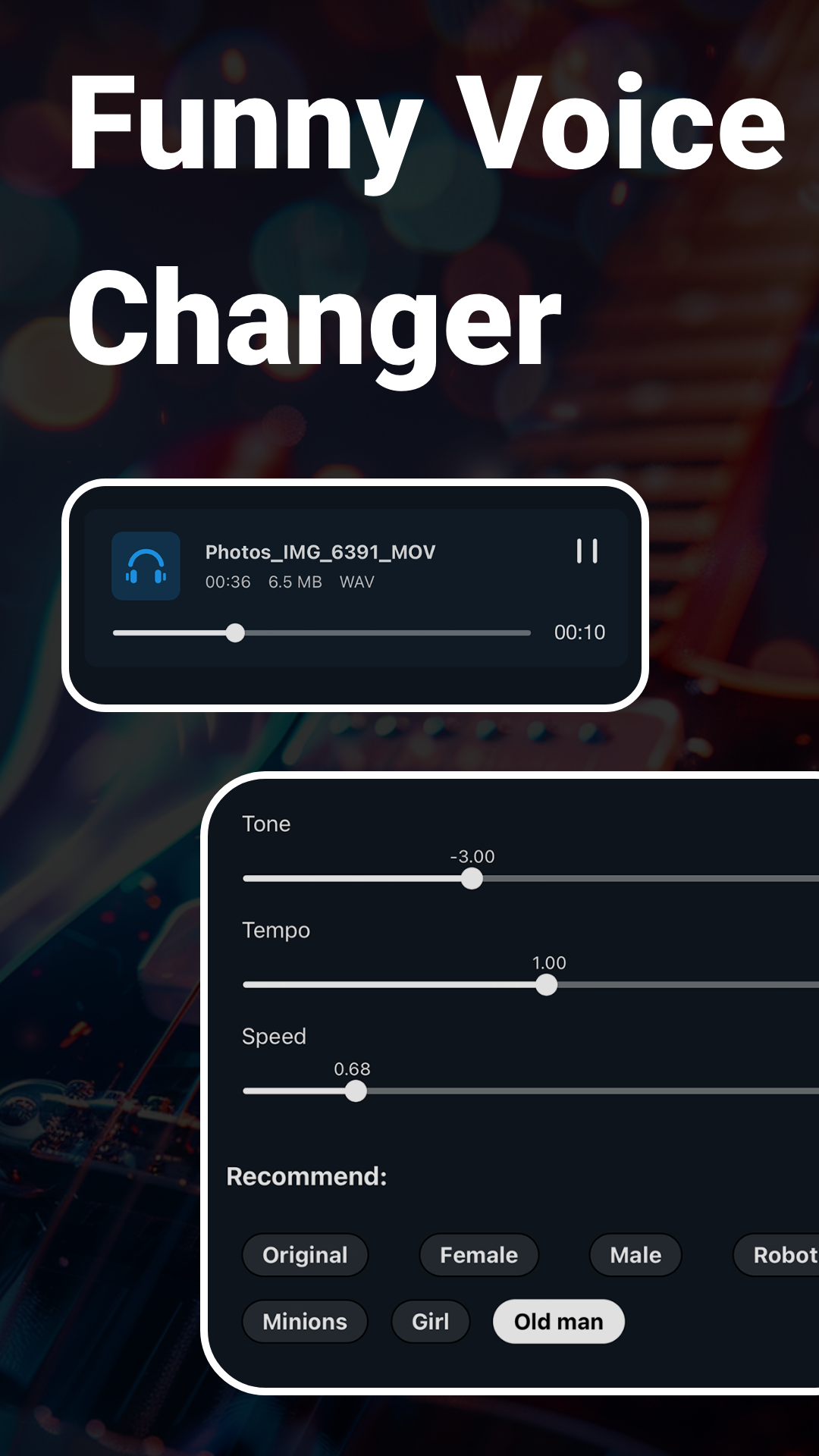 اسکرین شات 5 برنامه Music Audio Editor, MP3 Cutter