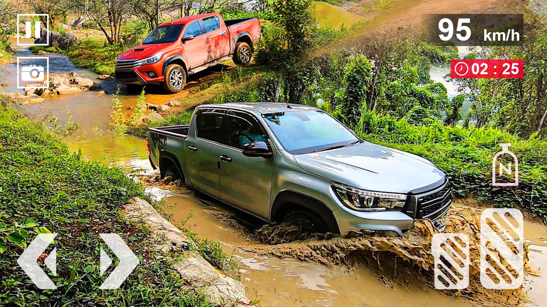 اسکرین شات 2 برنامه Pickup Truck Simulator Offroad