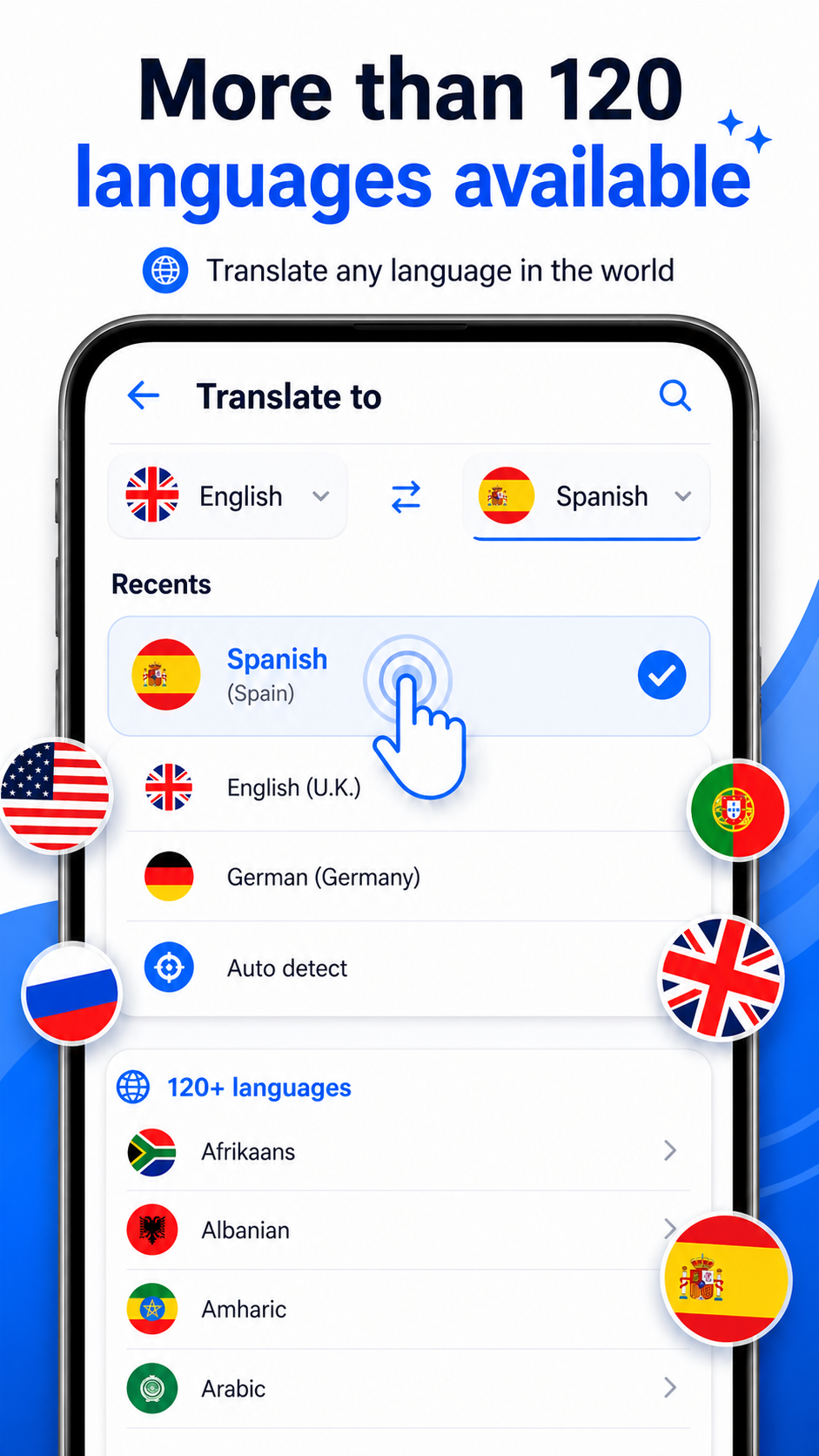 اسکرین شات 4 برنامه AI Translate Voice Translator