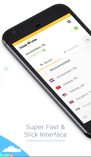 اسکرین شات 3 برنامه VPN by tigerVPN - For Android