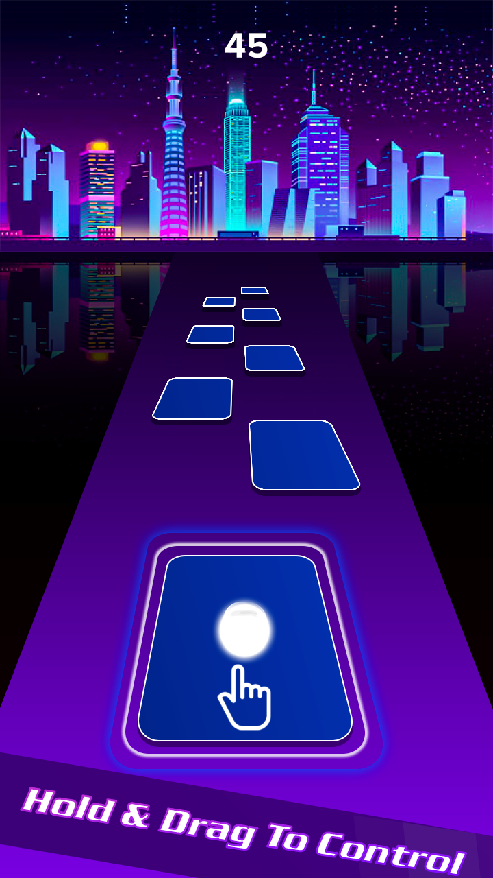 اسکرین شات 2 بازی Melody Rush Music Game