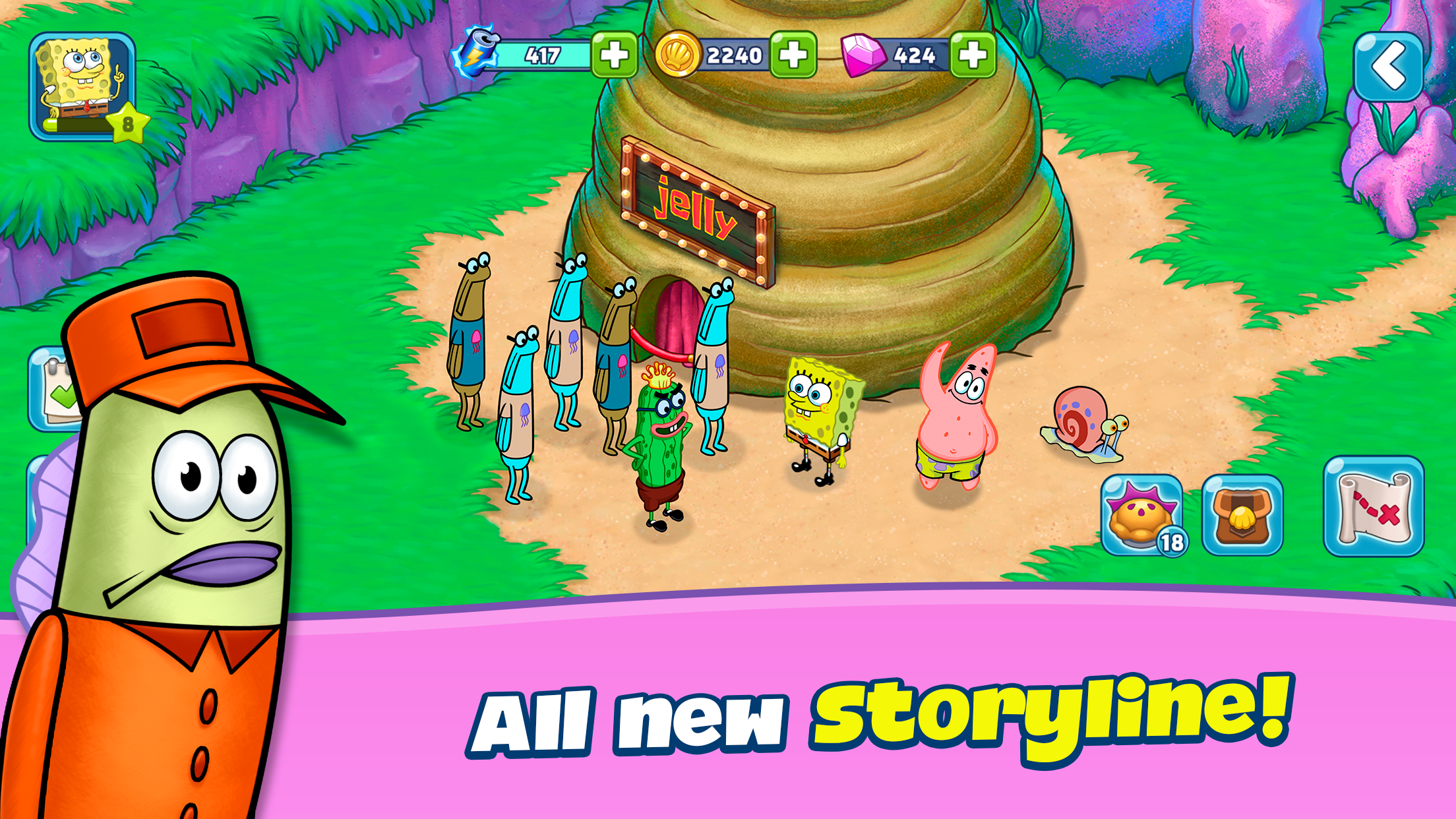 اسکرین شات 4 بازی SpongeBob Adventures: In A Jam