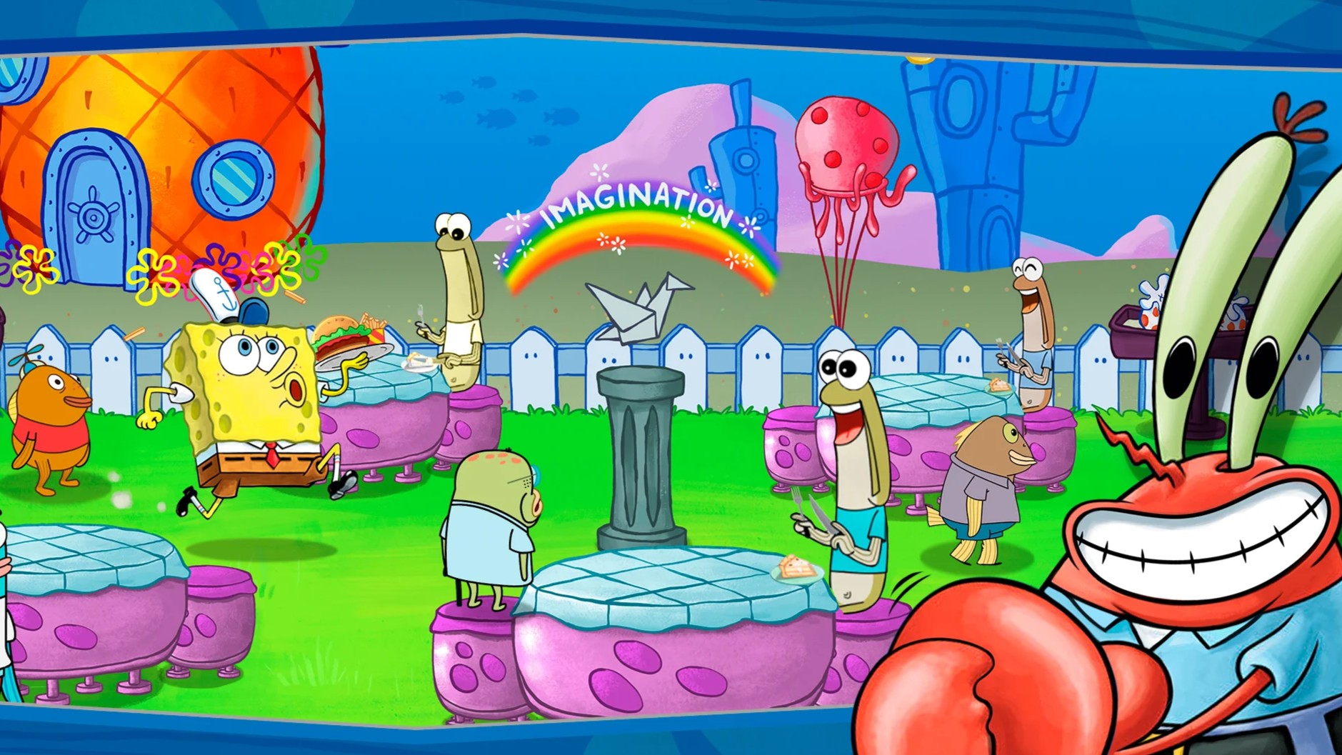 اسکرین شات 3 بازی SpongeBob: Krusty Cook-Off