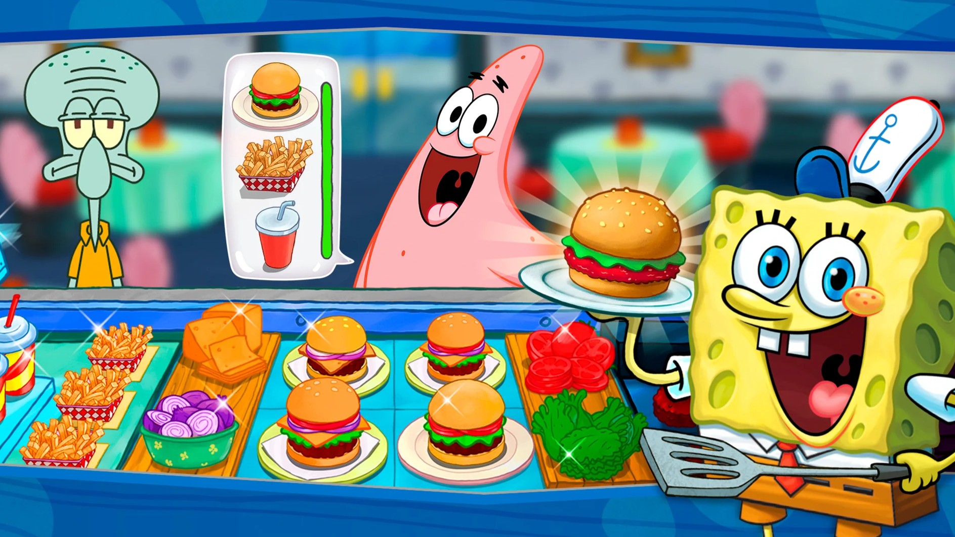 اسکرین شات 2 بازی SpongeBob: Krusty Cook-Off
