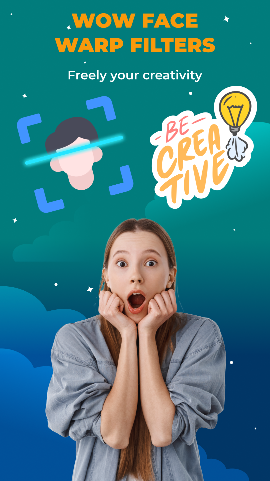 اسکرین شات 6 برنامه Time Warp Scan Cam&Face Filter