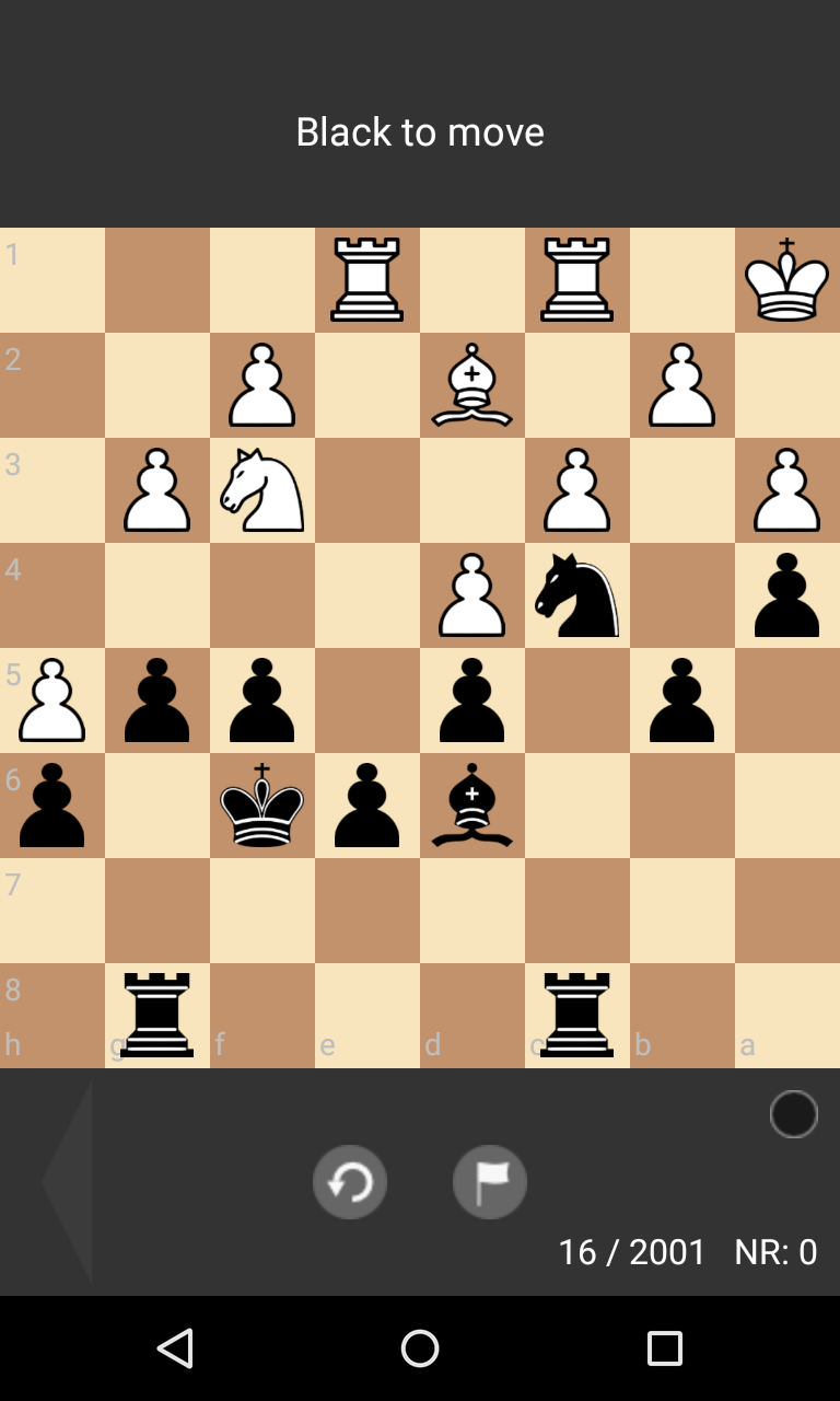 اسکرین شات 1 بازی Chess Tactic Puzzles