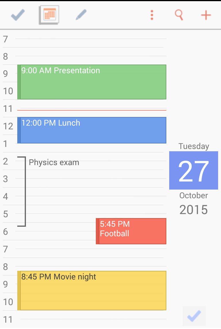 اسکرین شات 3 برنامه To-Do Calendar Planner