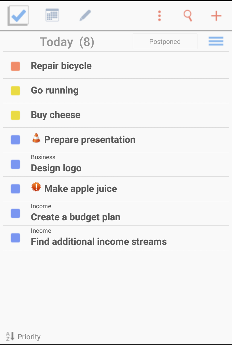 اسکرین شات 2 برنامه To-Do Calendar Planner