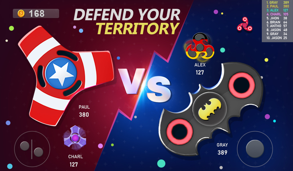 اسکرین شات 1 بازی Realtime Fidget Spinner Games