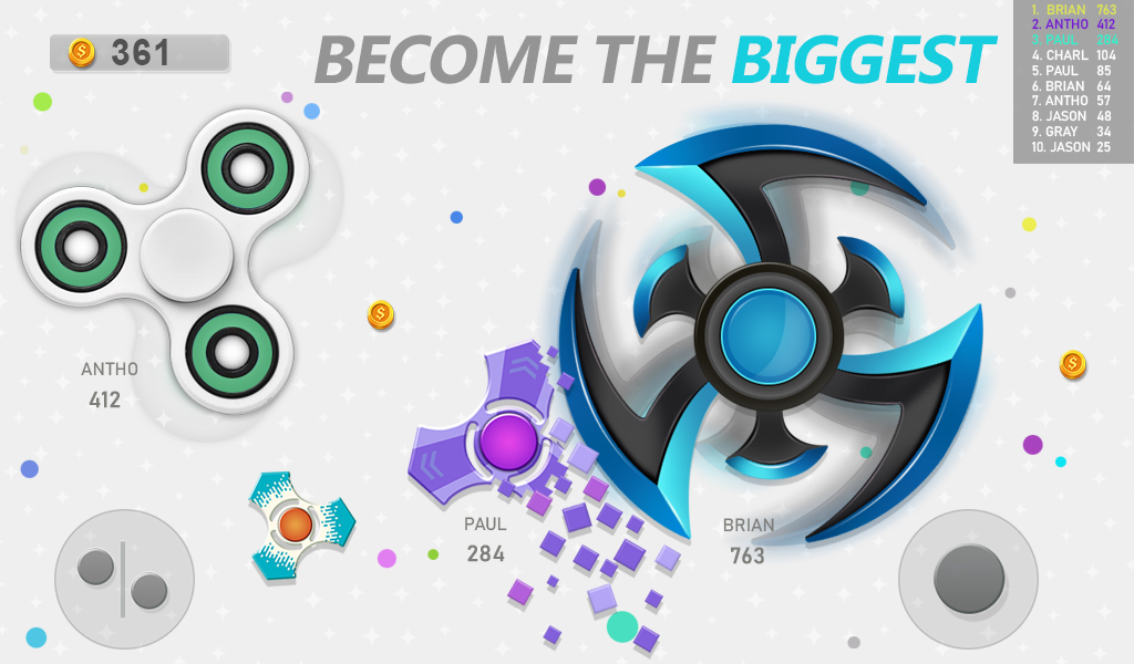 اسکرین شات 3 بازی Realtime Fidget Spinner Games