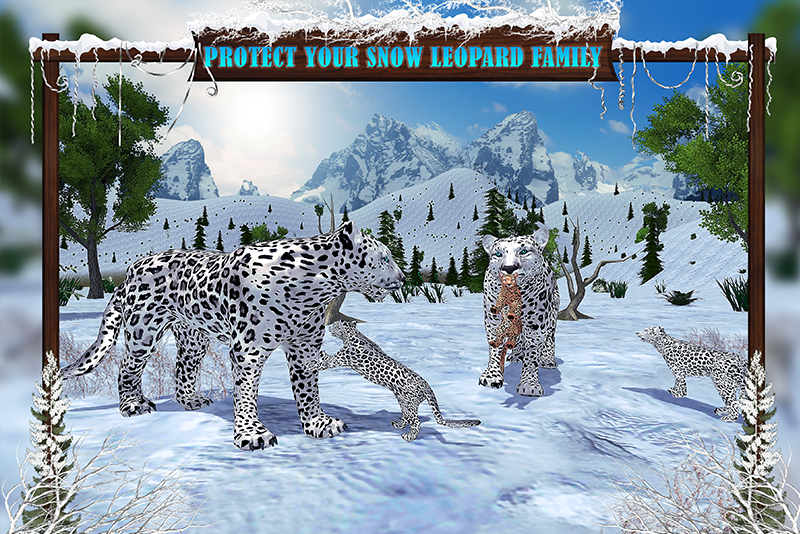 اسکرین شات 4 برنامه Arctic Leopard Simulator Game